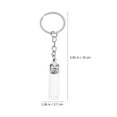 thumbnail image 2 of FRCOLOR 2 Pcs Kawaii Keychain Charms Cute Tiny Glass Bottle for Handbags Backpacks and Women, 2 of 8