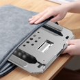 thumbnail image 4 of 1 soporte para computadora portátil, longitud ajustable, soporte universal ergonómico plegable para computadora portátil de aluminio y metal antideslizante, compatible con tableta portátil de hasta 1, 4 of 5