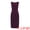 Dark Purple, variant on Sleeveless Sheath Boat Neck Pencil Dress M Black