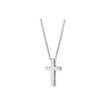 thumbnail image 2 of Edwin Earls Chunky 14k Gold Plated Stainless Steel Cross Necklace, 20 in, 2 of 5