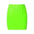 thumbnail image 1 of Jupe Mini pour Femmes en Cuir PU Taille Haute Robe Crayon Moulante Courte, 1 of 5