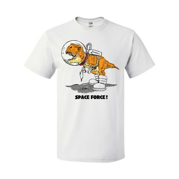 Inktastic Space Force Dinosaur Astronaut T-Shirt