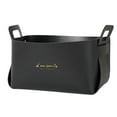 thumbnail image 1 of LCXmlly Infant Bed Curtain Desktop Storage Box High Capacity Folding Detachable Faux Leather, 1 of 5