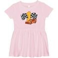 thumbnail image 3 of Inktastic Number One Race Car Girls Baby Dress, 3 of 5