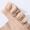 thumbnail image 5 of Auroural girl clothes 12 to 18 months jumpsuit for baby girl 12-18 months Girls' Solid Color Jumpsuit With Loose Fly Sleeves and Shoulder Straps for Summer, 5 of 8
