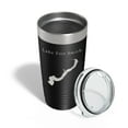 thumbnail image 4 of Lake Fort Smith Map Tumbler Travel Mug Insulated Laser Engraved Coffee Cup Arkansas 20 oz Black, 4 of 5