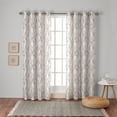 thumbnail image 3 of Exclusive Home Branches Linen Blend Grommet Top Curtain Panel Pair, 54"x108", Mecca Orange, 3 of 6