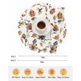 thumbnail image 6 of 15 Inch Round Placemats Set of 4, Spring Floral Non Slip Heat Insulation PP Table Mats, Summer Botanical Flowers Vintage Birds Washable Place Mats for Kitchen Dining Party Table Decor, 6 of 7