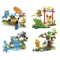 MEGA Pokemon Building Toy Kits with Action Figure and Diorama for Kids