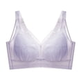 thumbnail image 1 of Sujetador push up de copa completa para mujer, de talla grande, fino, con aro de acero y sujetador de realce para chica gorda, 1 of 6