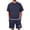 Navy02, variant on YNGKMEA 2 Piece Mens Lounge Set 2026 Summer Loose Sets Casual Waffle Shorts Outfits Beach Vacation Matching Set with Pockets Coffee 2XL