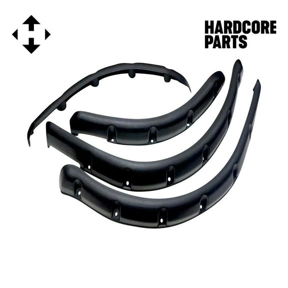 Hardcore Parts EZGO RXV Golf Cart Fender Flares (Full Set)
