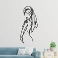 thumbnail image 3 of Handmadetneonsign Woman Bathroom Metal Wall Art Light, Girl Line Art Metal Sign Wall Decor, Bathroom Metal Decor, 3 of 5