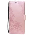 thumbnail image 2 of TECH CIRCLE For Galaxy A01 Core Wallet Case,PU Leather Protective Phone Case Wrist Strap Card Slots Holder Embossed Lace Flower Stand Flip Case for Samsung Galaxy A01 Core 5.3" 2020,Rosegold, 2 of 6
