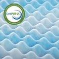 thumbnail image 6 of Zinus 2" Swirl Gel Cooling Memory Foam Mattress Topper, Twin, 6 of 11