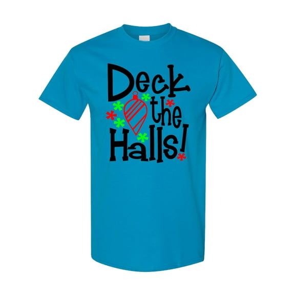 Inktastic Deck the Halls Christmas Ornament T-Shirt