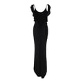 thumbnail image 5 of Coduop Women's Sleeveless Bodycon Long Dress Ruffles Backless Ruched Evening Cocktail Long Dress, 5 of 8