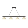 thumbnail image 5 of Z Lite 2306-4BRZ-AGM14 4 x 60W Cordon Medium Dimmable Billiard Light, Golden Mottle, 5 of 7
