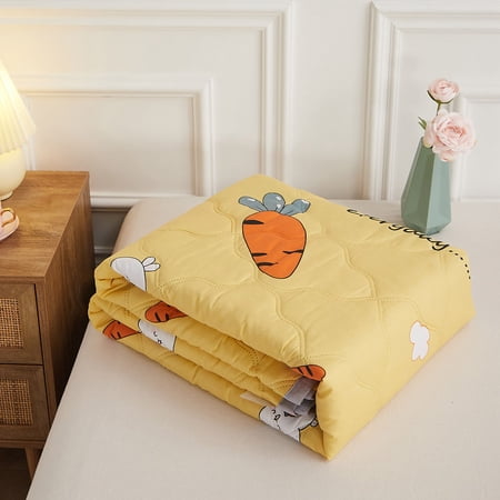 Summer Air Conditioner Quilt Machine Washable Soft Breathable Portable Air  Conditioner Blanket Summer Comforter Happy Radish 180x200cm | Walmart Canada