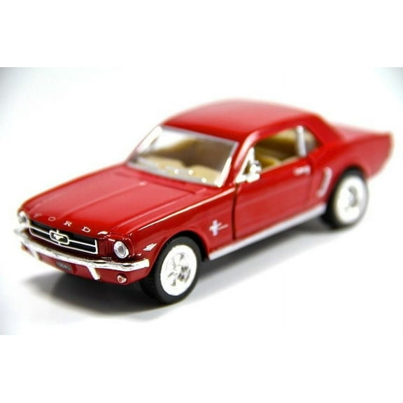 5" Kinsmart 1964 1/2 Ford Mustang Diecast Model Toy Car 1:36 Red