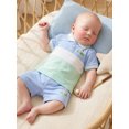 thumbnail image 5 of BemeyourBBs 2Pcs Toddler Baby Boy Golf Outfits Infant Baby Boy Summer Clothes Short Sleeve Golf Embroidery Button Down Shirt Shorts Set Toddler Baby Boy Summer Outfit, 5 of 9