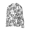 thumbnail image 2 of Fotbe Hand Drawn Snake Men's Women's UPF 50+ Sun Protection Jacket Hooded Cooling Shirt with Pockets Hiking Outdoor Performance-X-Large, 2 of 9