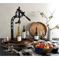thumbnail image 2 of Wine Barrel Tête de Tonneau de Vin Lazy Susan creations, 2 of 4
