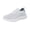 05#Gray, variant on Unisex Lightweight Soft Cushioned Slip On Running Sneakers Hollow Breathable Fly Knit Sock Shoes Shock Absorb Flexible Non Slip Thick Foam Sole Daily Workout Walking Athletic Footwear