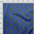 thumbnail image 2 of oneOone Cotton Silk Fabric Paisley Block Print Fabric BTY 42 Inch Wide, 2 of 4