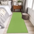 thumbnail image 5 of Fruit Green Area Rugs 2x6 for Kitchen Runner Rug, Farmhouse Solid Green Color Modern Art Non Slip Washable Rug Runner, Low Pile Indoor Floor Carpet Mat Bathroom Rugs for Bedroom, Kids Room, 5 of 9