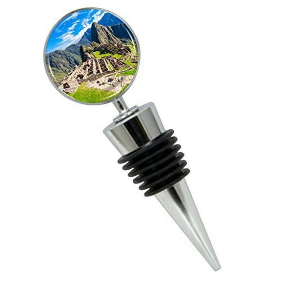 Machu Picchu Peru Wine Bottle Stopper In Gift Box, Perfect For House Warming Gift