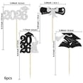 thumbnail image 3 of BUTASY Cupcake Toppers Graduation Season Glitter Paper Flag Party Cake Decoration 24 Pack, 3 of 6