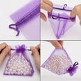 thumbnail image 6 of 50Pcs/lot 7x9CM 9x12CM Organza Bags Drawstring Jewelry Beads Packing Bag Wedding Party Decoration Gift Pouches Black 9x12CM 50PCS, 6 of 6