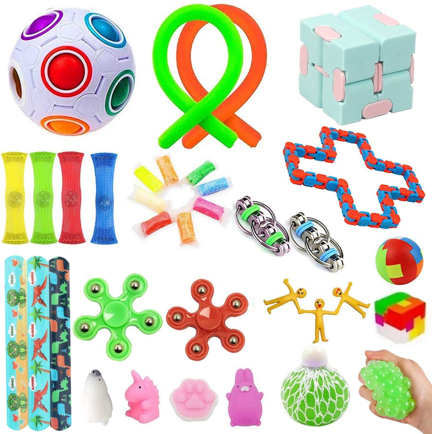 32pcs Fidget Pack Fidget Toy Set Figets Toys Figetsss Toys Sets, Anti