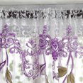 thumbnail image 6 of OAVQHLG3B Tulle Curtains 1 Panel Peony Sheer Curtain Tulle Window Voile Drape Valance for Living Room Bed Room, 6 of 8