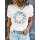 thumbnail image 1 of Camiseta gráfica "Pez Elegido Nada Contra la Corriente" para mujer, camisetas de moda para verano, camisetas para actividades al aire libre y ocio., 1 of 7