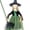 AB18 Green, variant on Gunia Halloween Witch Dresses For Girls Stylish Mesh Dresses Little Girls Short Sleeve Crew Neck Festival Party Dress Up Outfits Size 3-4 Years