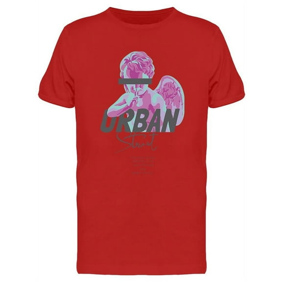 Urban Street Baby Angel T-Shirt Men -Image by Shutterstock, Male Medium