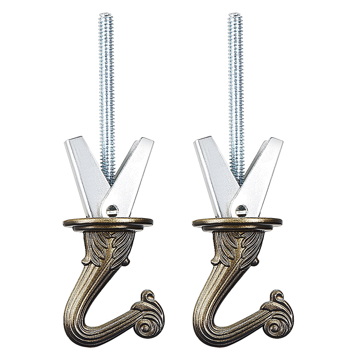 Screw In Hooks Pack 12 Ceiling Plant Hanging Basket Lift Off