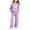 Purple, variant on XIMIN Girls Boys 2 Piece Sweatsuit Lounge Set Long Sleeve Heart Graphic Oversized Tracksuit Preppy Aesthetic Clothing Set Pullover Hoodie and Sweatpants Sets
