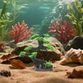 thumbnail image 4 of CTIRCHIU Decorative Plastic Aquarium Bonsai Pine Tree Ornament for Fish and Turtle Habitat Decoration, 4 of 8