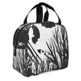 thumbnail image 3 of ZICANCN Insulated Lunch Bag for Women Men,Animal Fox Wolf Forest Reusable Cute Lunch Bags for Picnic School Work Office, 3 of 8