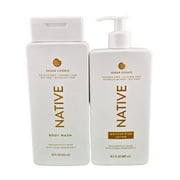 Native Limited Edition Sugar Cookie Body Wash, 18 oz & Hand|Body Lotion, 16.5 oz