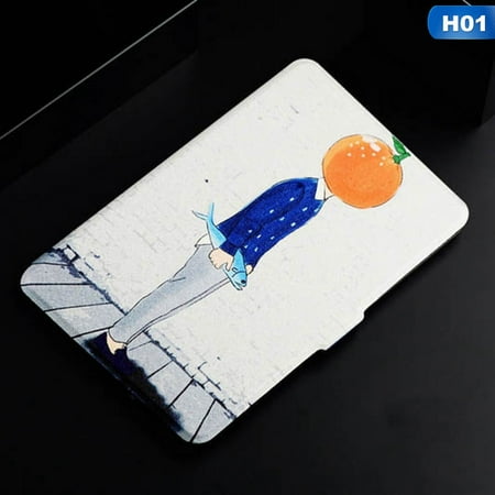 AkoaDa Ultra Slim Smart Wake Sleep Leather  Multicolor Pattern Protective cover for  Kindle Paperwhite 1 2