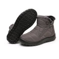 thumbnail image 3 of Akiihool Womens Snow Boots Womens Warm Winter Snow Boots Waterproof Ankle Boots Walking Hiking Tennis Booties Mid Calf Warm Lightweight Comfort (A,7.5), 3 of 5