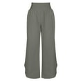 thumbnail image 6 of ShiShine High Waist Capri Pants for Women Wide Leg Flowy Trousers Capris Casual with Pockets, 6 of 7