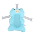 thumbnail image 1 of Cojín de baño para bebé, suave y cómodo, para lavabo, almohada flotante de apoyo para bebés, color azul, 1 of 14