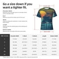 thumbnail image 4 of Naloa Palm Trees Men's T-Shirt Sport T-shirt Men's Basic Tee Casual Men's Shirt, Round Neck, Short Sleeves - Small, 4 of 5