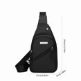 thumbnail image 3 of 100Fens Business Chest Bag For Men - Casual Crossbody Sling Pack - Versatile Fitness Cycling Front Bag - Outdoor Travel Convenient Shoulder Bag, 3 of 6