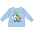 thumbnail image 3 of Inktastic My 2nd Christmas with Santa Reindeer and Tree Boys or Girls Long Sleeve Toddler T-Shirt, 3 of 5